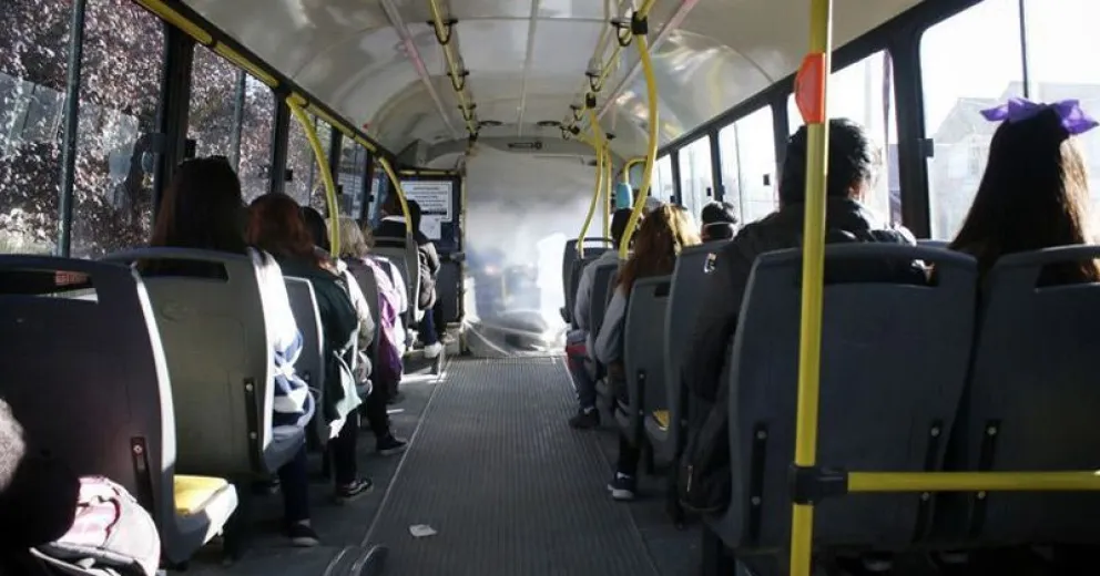Apareció la plata y los colectivos funcionan con normalidad