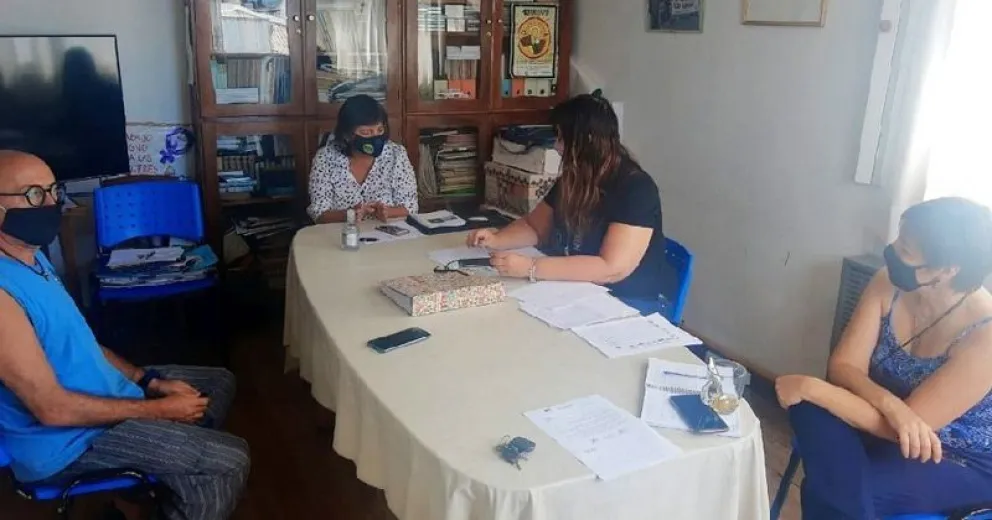 Educación informó a la UnTER las obras escolares en marcha