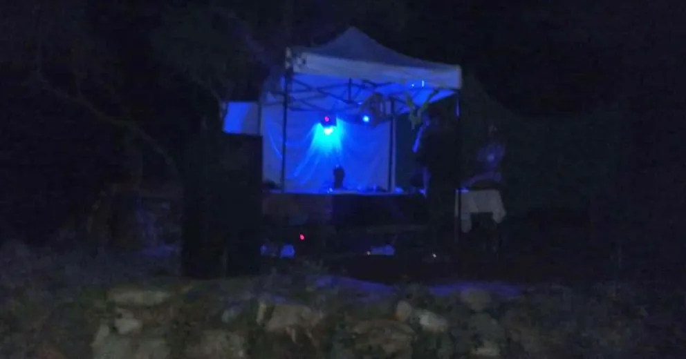 Tenían todo listo para la fiestita y la policía los dejó con las ganas