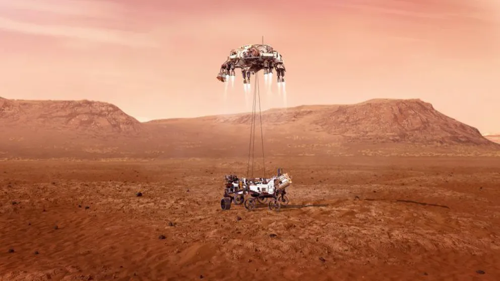 El Perseverance de la NASA aterrizó exitosamente en Marte