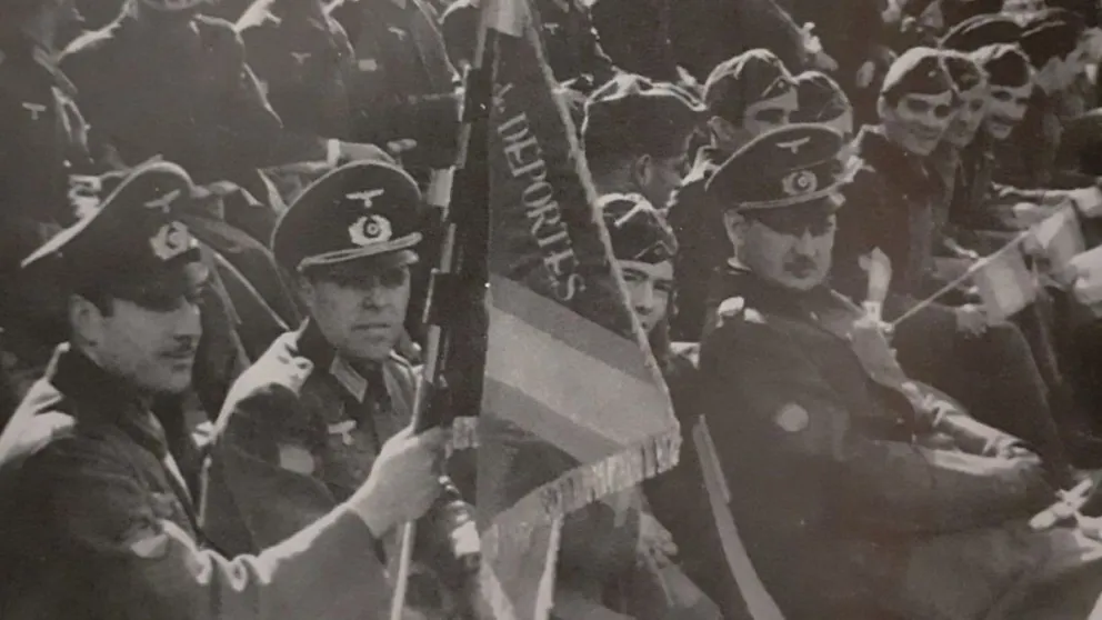 Hubo expresiones antisemitas en un homenaje a la División Azul