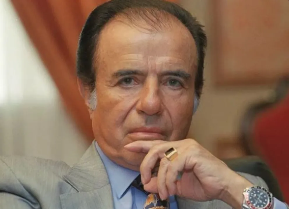 Apareció el anillo que le habían robado a Carlos  Menem