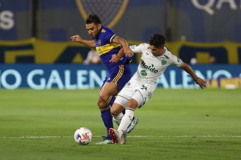 Boca empató 1 a 1 con Sarmiento en La Bombonera