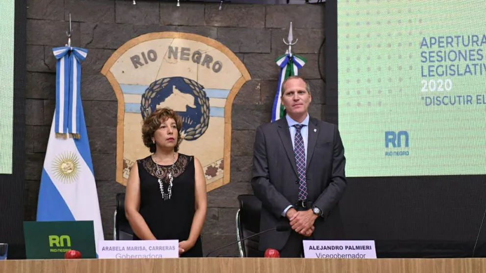 La gobernadora Carreras inicia las Sesiones Legislativas de Río Negro