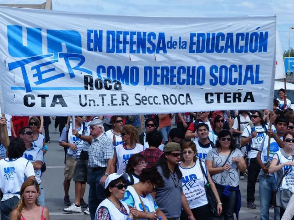 Paro docente: No comenzarán las clases en Río Negro