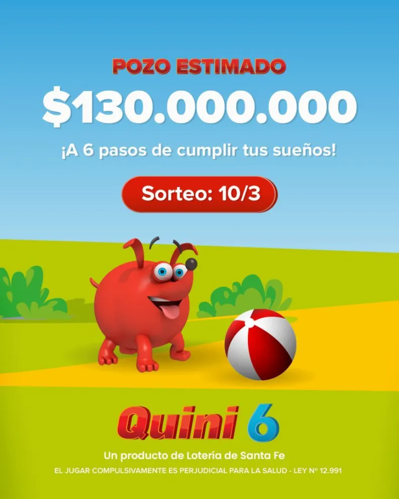 ¿Cuáles fueron los resultados del Quini 6 de este domingo?