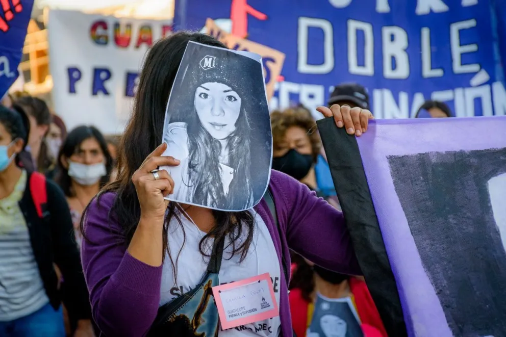 En Villa La Angostura, miles de mujeres pidieron justicia por Guadalupe
