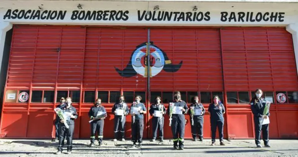 Reconocimiento a mujeres de Bomberos Voluntarios Bariloche