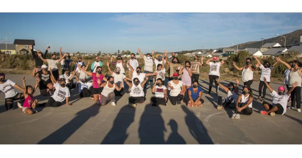 Cerró la colonia de verano de gimnasia rítmica barrial