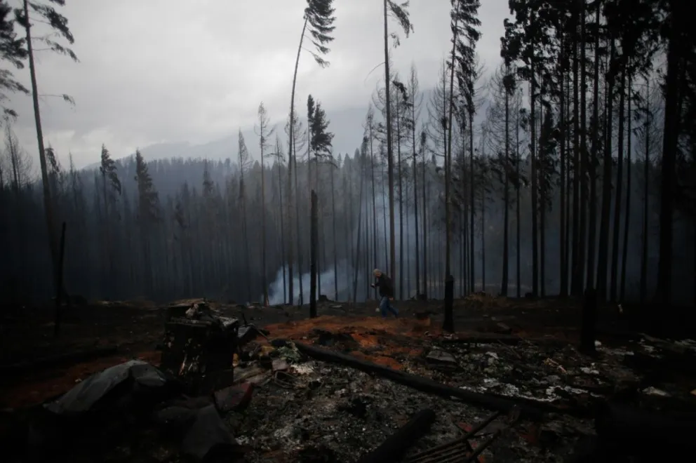 Incendios en la Comarca Andina