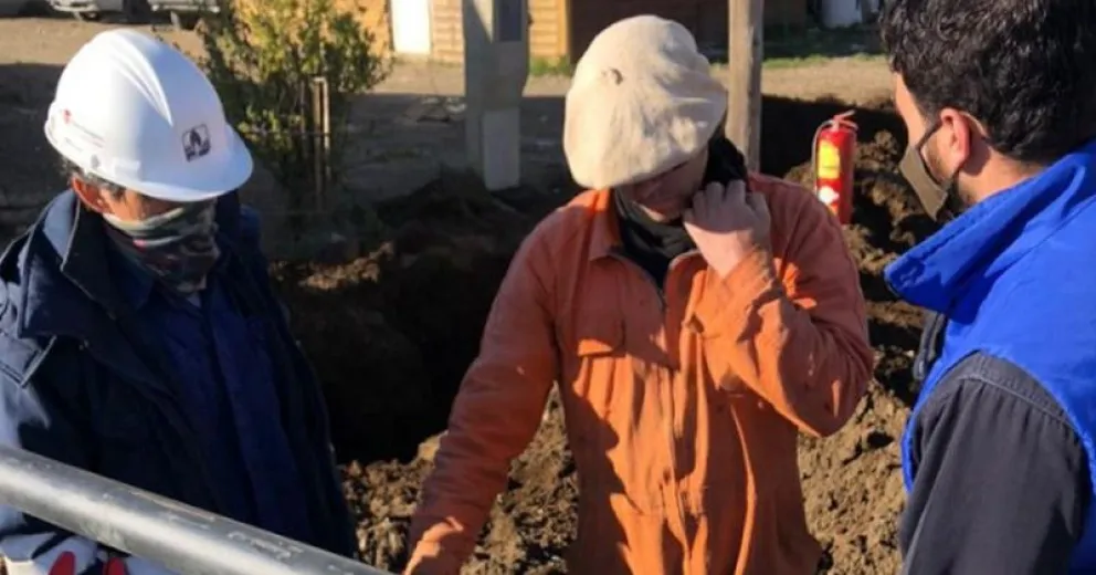PROMEBA: finalizó la obra de la red de gas en Pampa de Huenuleo