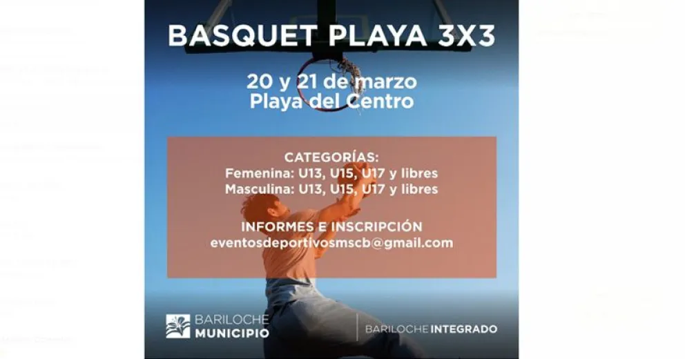 Se viene el básquet playa 3x3