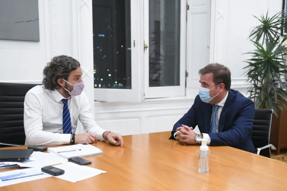Cafiero y el intendente de El Bolsón analizaron la situación de la Comarca
