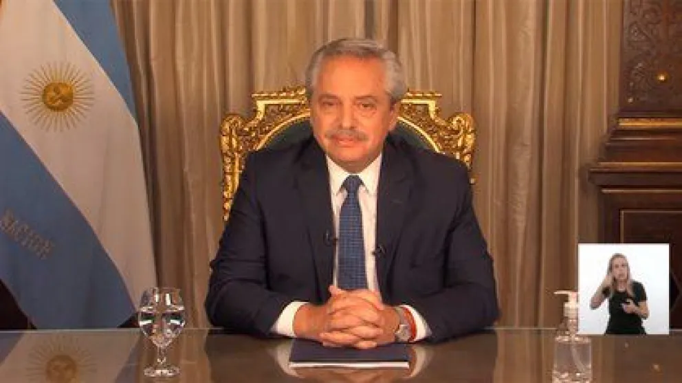 El presidente por cadena nacional: “Queremos vacunar a todos y todas"