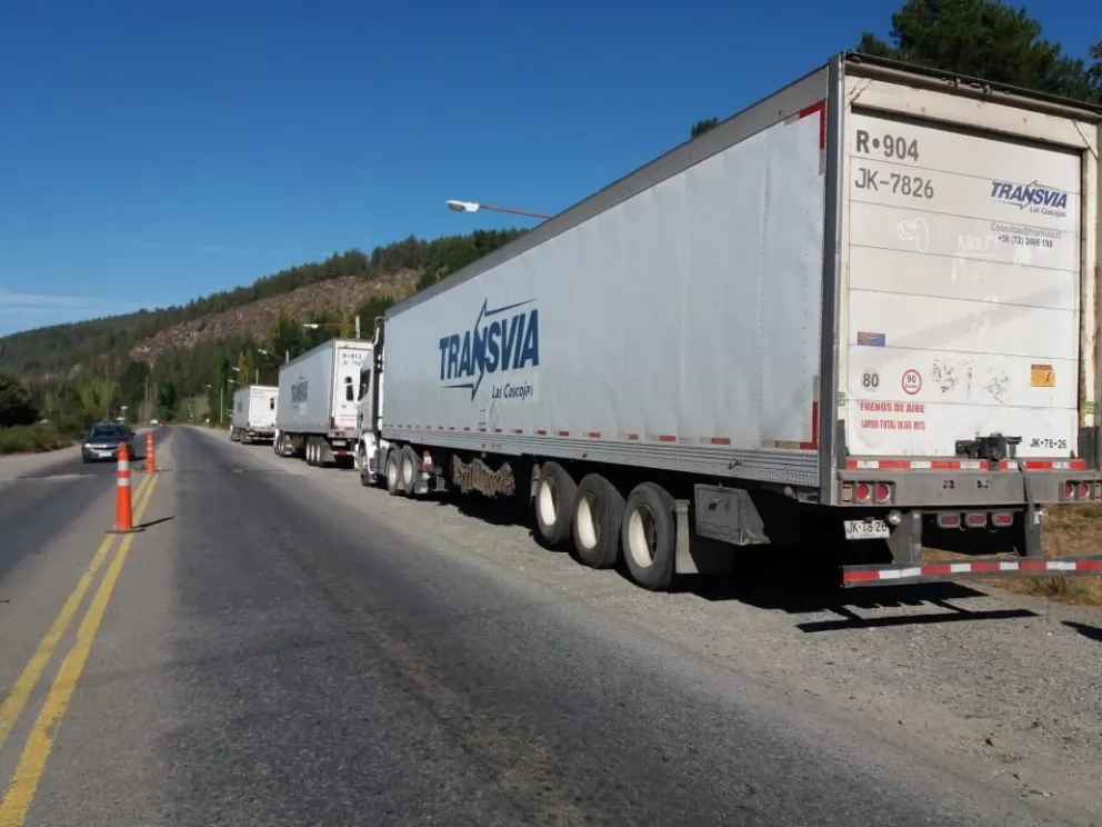 Dos camioneros dieron positivo al control de alcoholemia en El Bolsón
