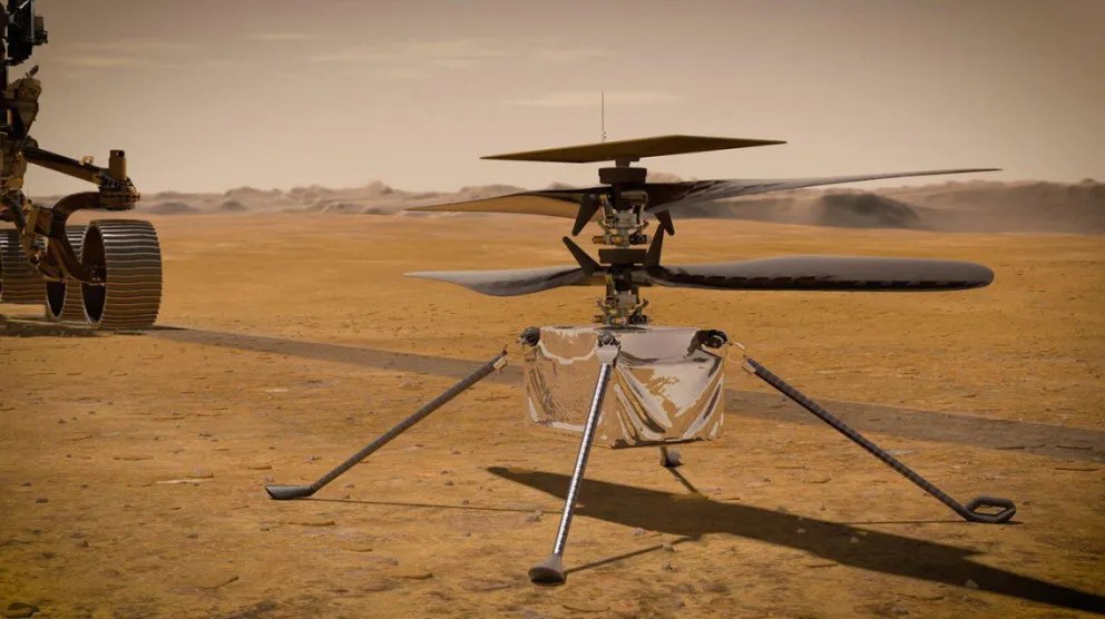 La NASA hará despegar un helicóptero motorizado desde Marte
