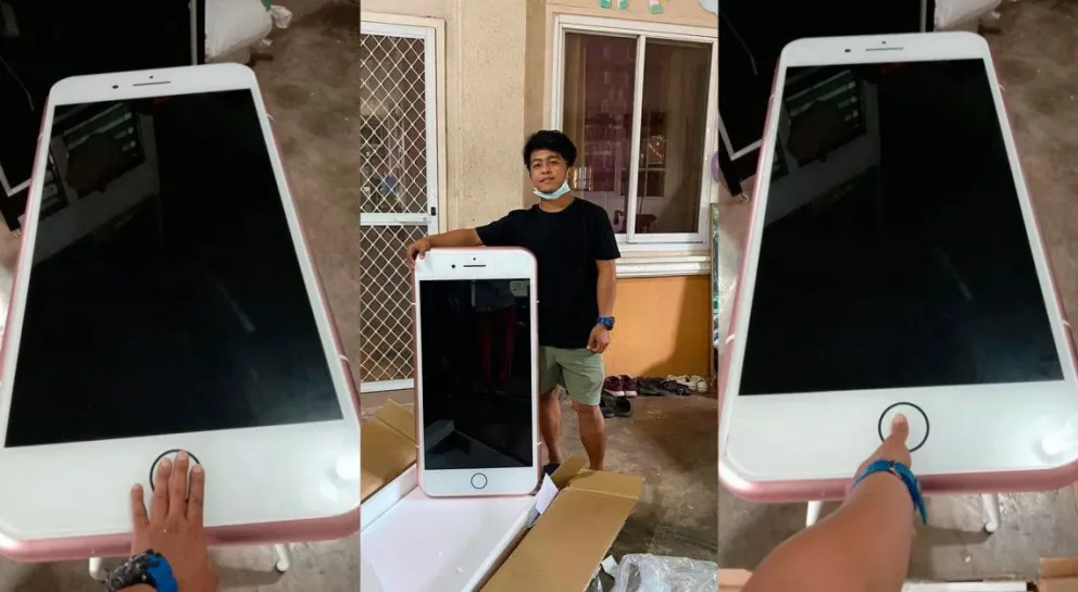 Compró un Iphone a buen precio, pero era una mesa 