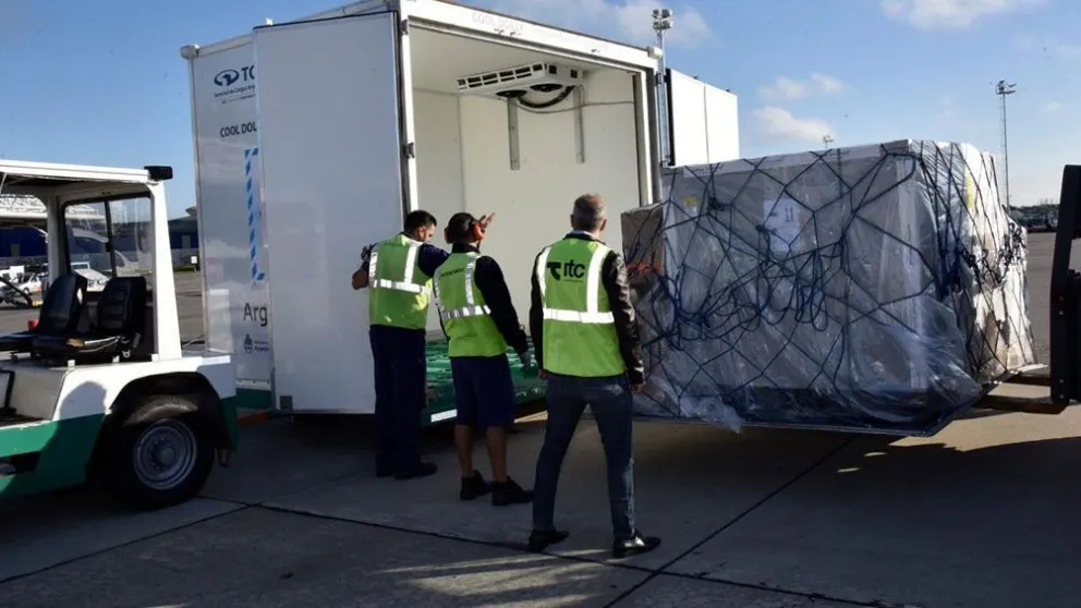 Un nuevo cargamento con más de 200 mil dosis llegó al país 