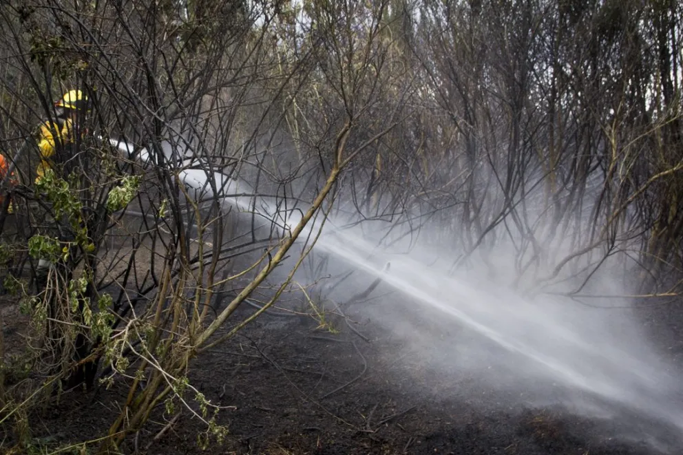 Controlaron el incendio en el barrio Pilar II  