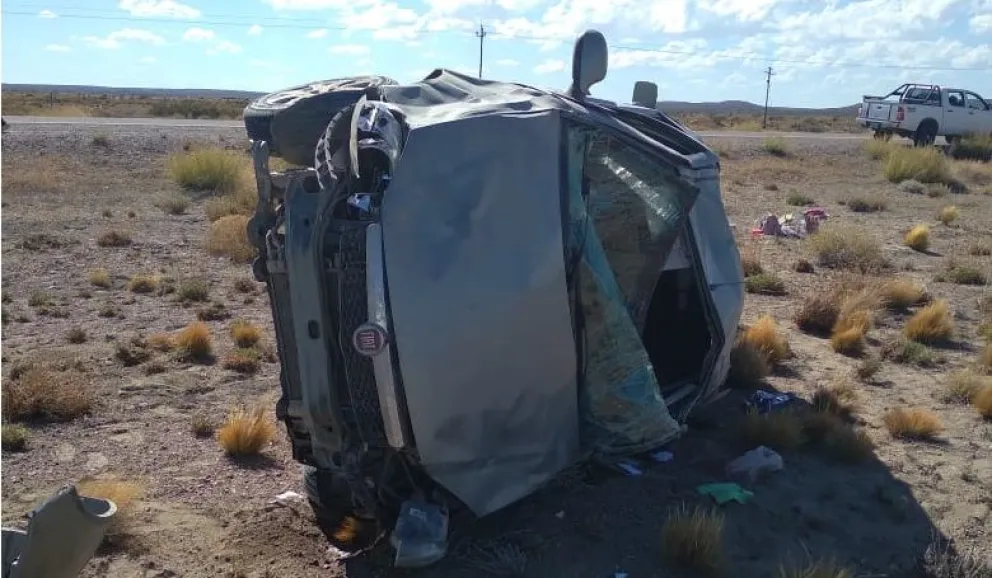 Tres lesionadas en un vuelco en la Ruta 23
