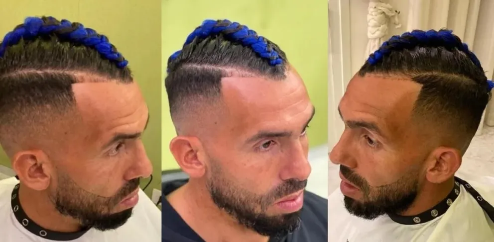 El nuevo look de Carlos Tévez: sorpresa y memes