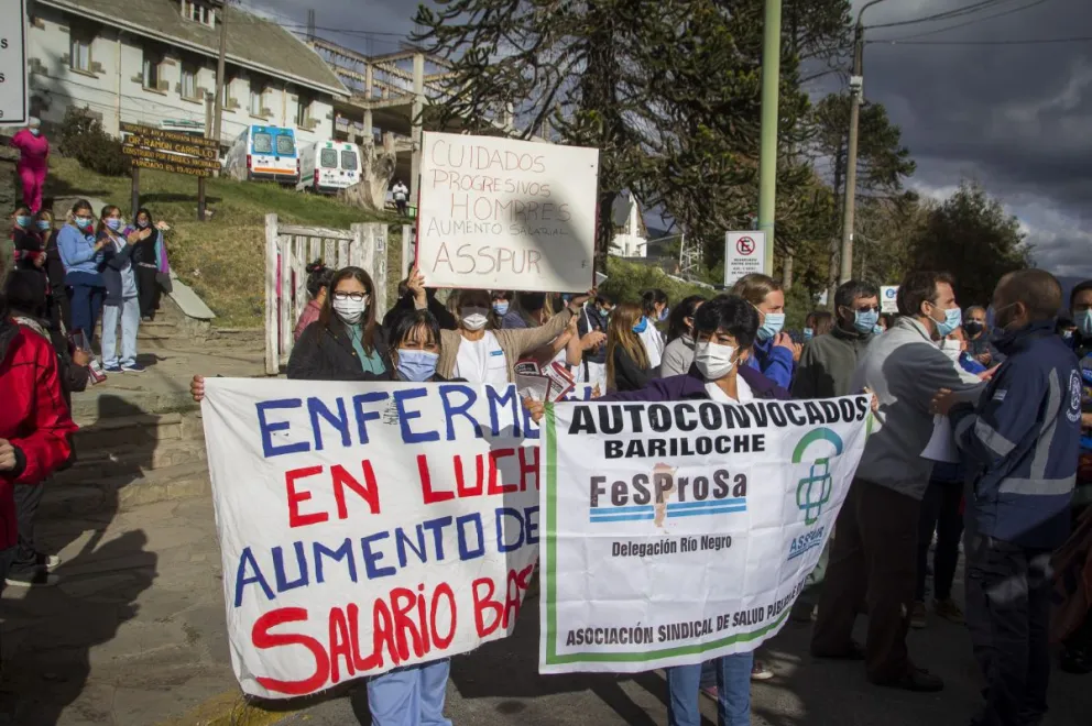 Nueva manifestación del personal de salud del Hospital Zonal