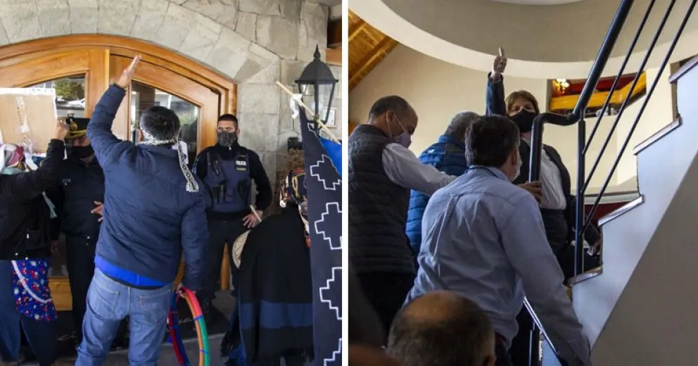 Patricia Bullrich fue escrachada en su llegada a Bariloche