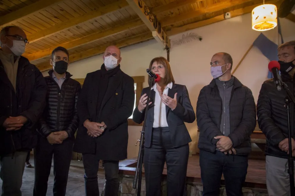 Bullrich anunció la creación de “un movimiento anti tomas” en todo el país