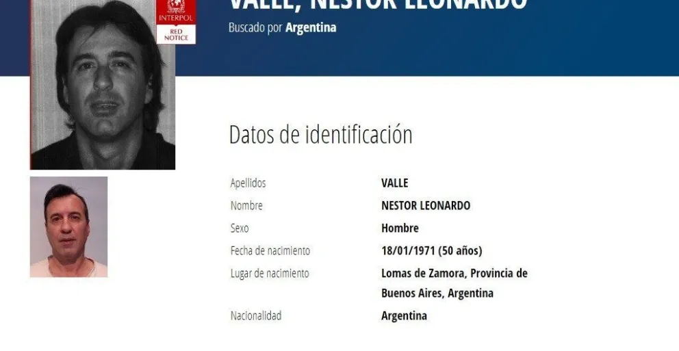 Finalmente agarraron a Valle, el violador de Bariloche que era buscado por la Interpol