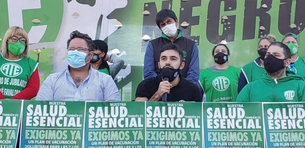 ATE exige plan urgente de vacunación para trabajadores de organismos nacionales