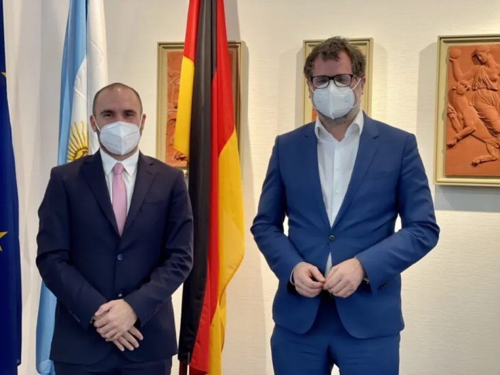 Guzmán se reunió con el secretario del Ministerio Federal de Finanzas de Alemania