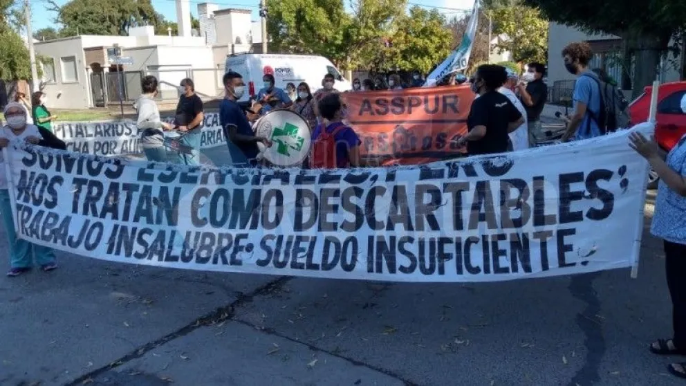 Salud planea una jornada de protestas en las rutas de la región