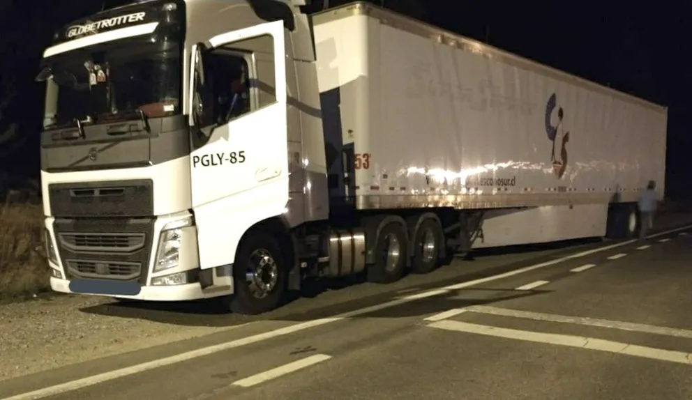 Camionero chileno circulaba ebrio por Ruta 40