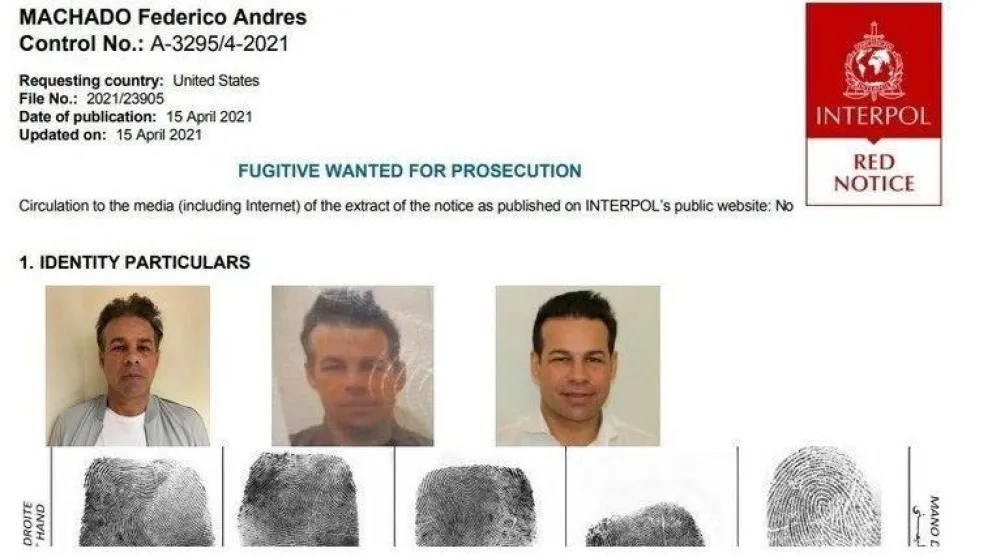 Está detenido en Bariloche un viedmense buscado por Interpol
