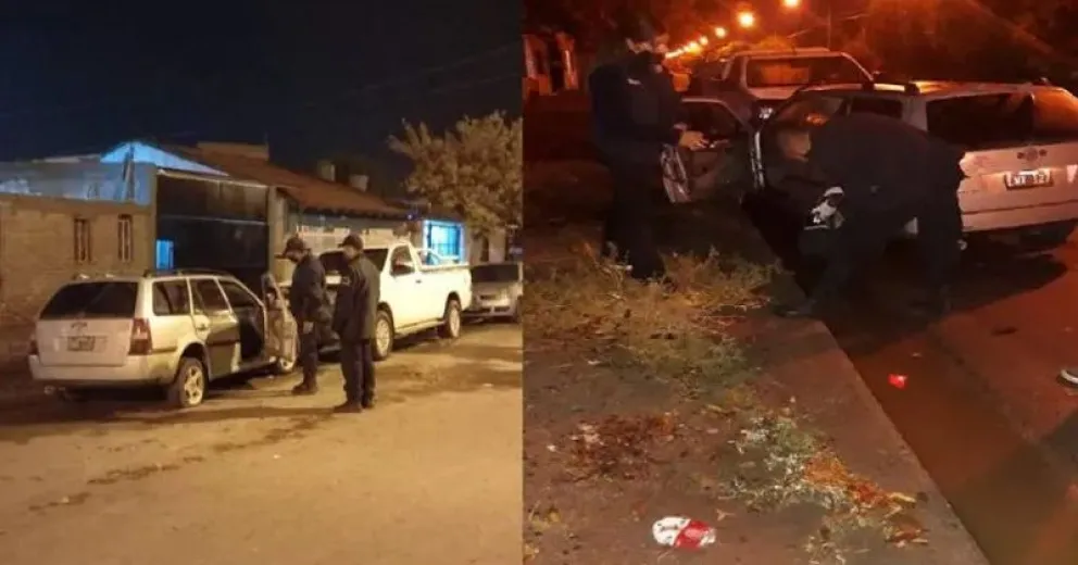 Estaba a punto de disparar contra la Policía y se le cayó el arma al agua  