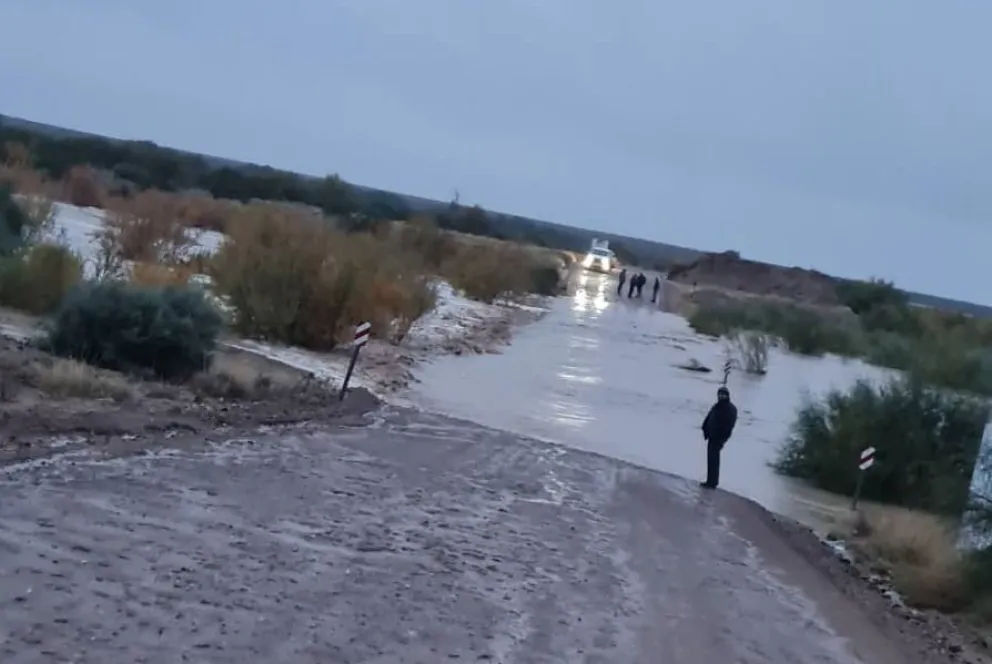 Corte total de la Ruta 23 por el temporal