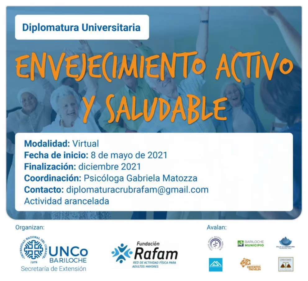 La UnCO abre la Diplomatura en envejecimiento activo y saludable