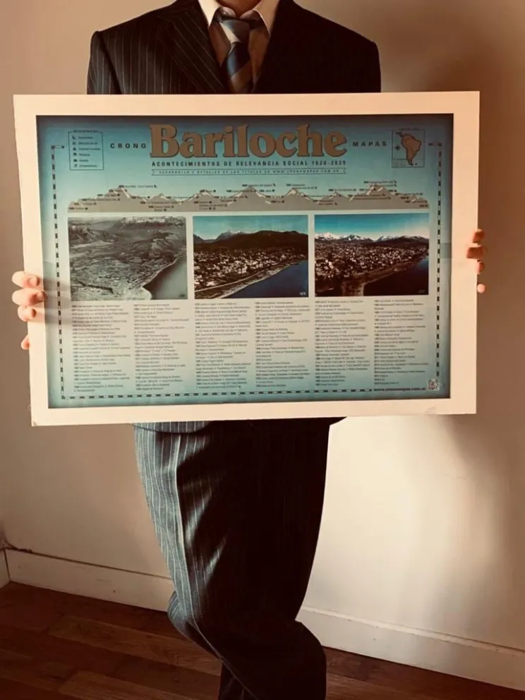 Crearon el “Cronomapa” que repasa los últimos 400 años de historia de Bariloche