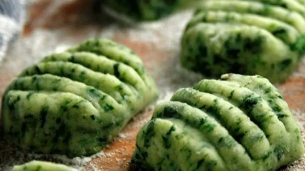 Día de ñoquis: de espinaca y ricota... sin harina