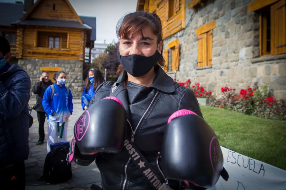 Con los guantes puestos