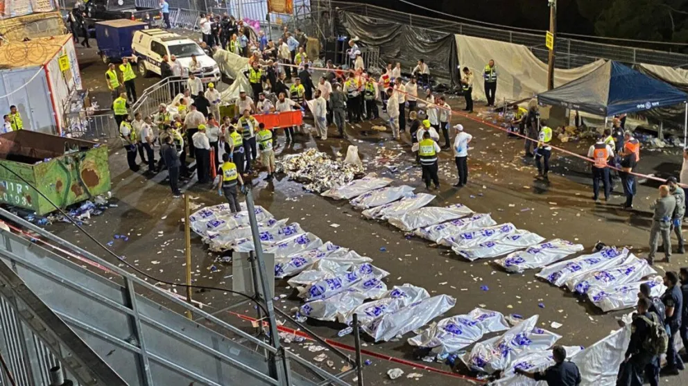 Imágenes de la estampida que provocó 44 muertes en una festividad religiosa