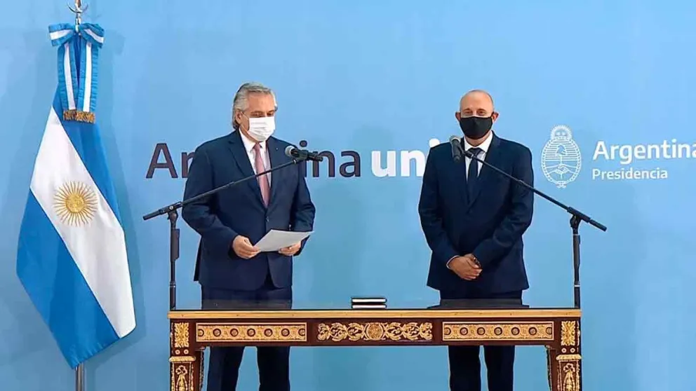 Alexis Guerrera prestó juramento como nuevo ministro de Transporte de la Nación
