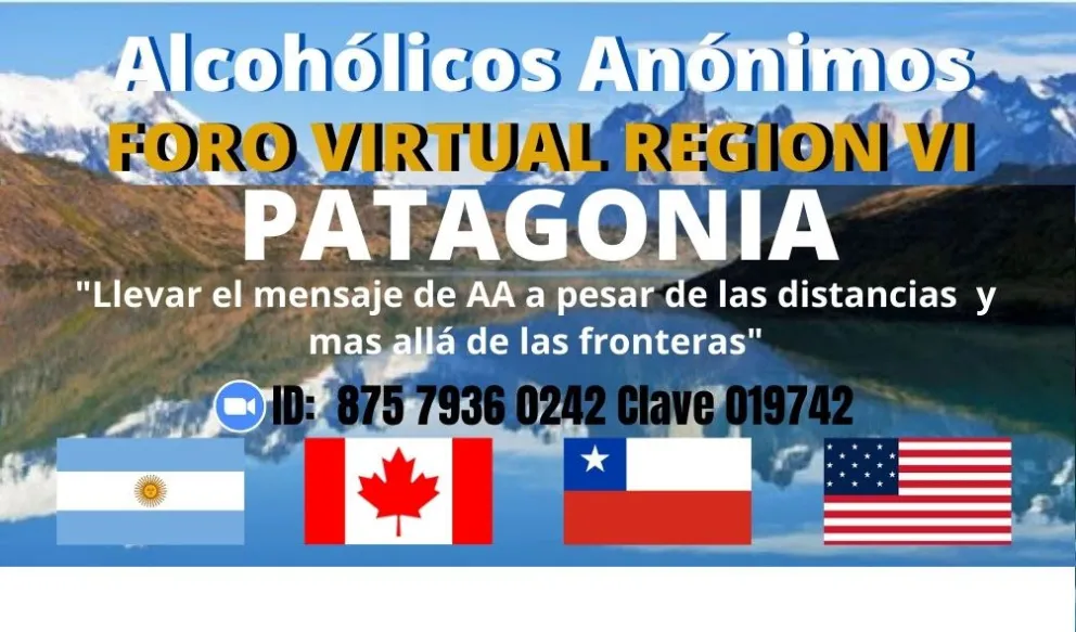 El sábado se realizará el Primer Foro Virtual de Alcohólicos Anónimos 