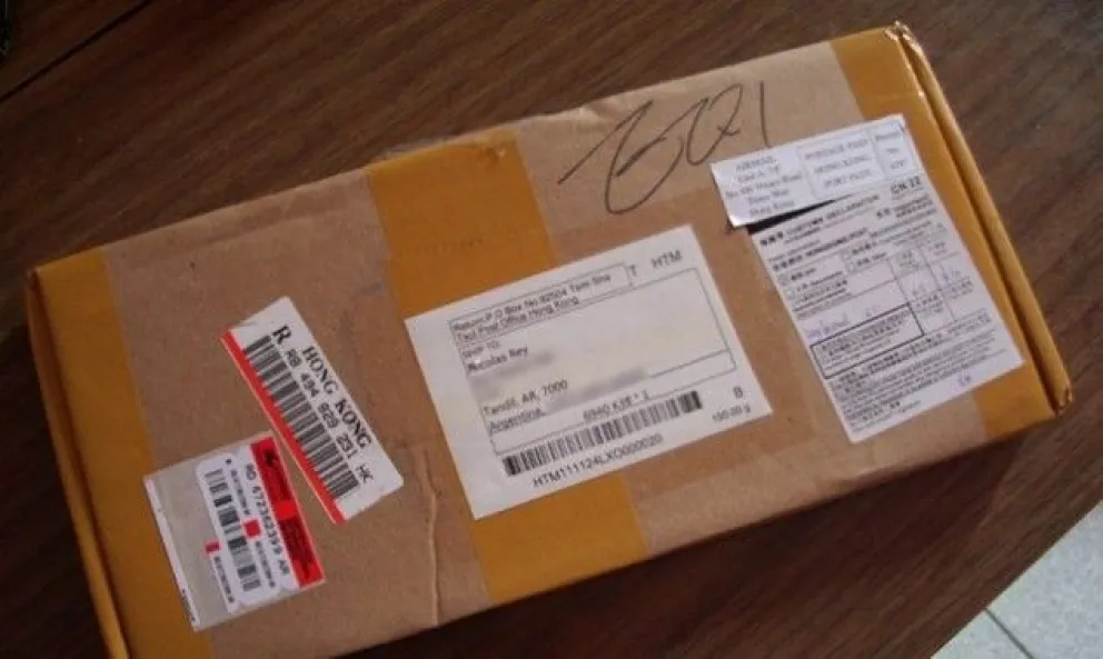 El envío nunca le llegó.