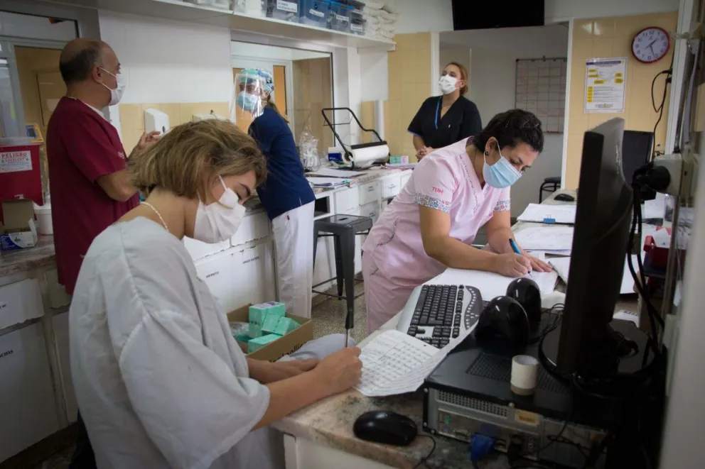 Hasta anoche en la ciudad había un 85 por ciento de ocupación de camas de terapia intensiva