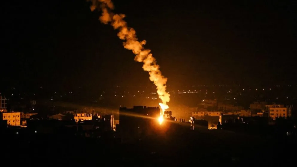 Israel lanzó fuertes bombardeos contra la Franja de Gaza durante la madrugada