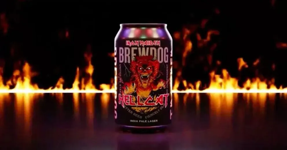 La banda británica Iron Maiden lanza su propia cerveza artesanal "Hellcat"