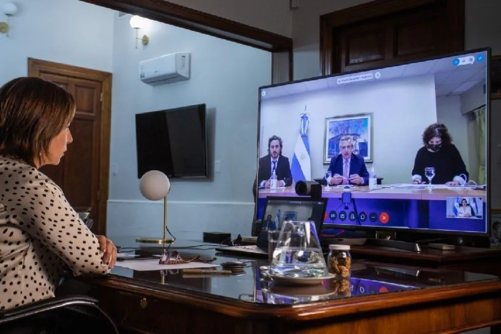 Carreras participa de la videoconferencia del Presidente para definir nuevas medidas