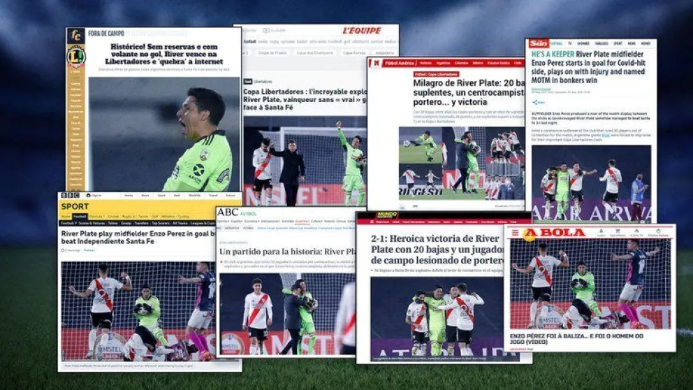 Así destacó la prensa mundial el triunfo de River en la Copa Libertadores
