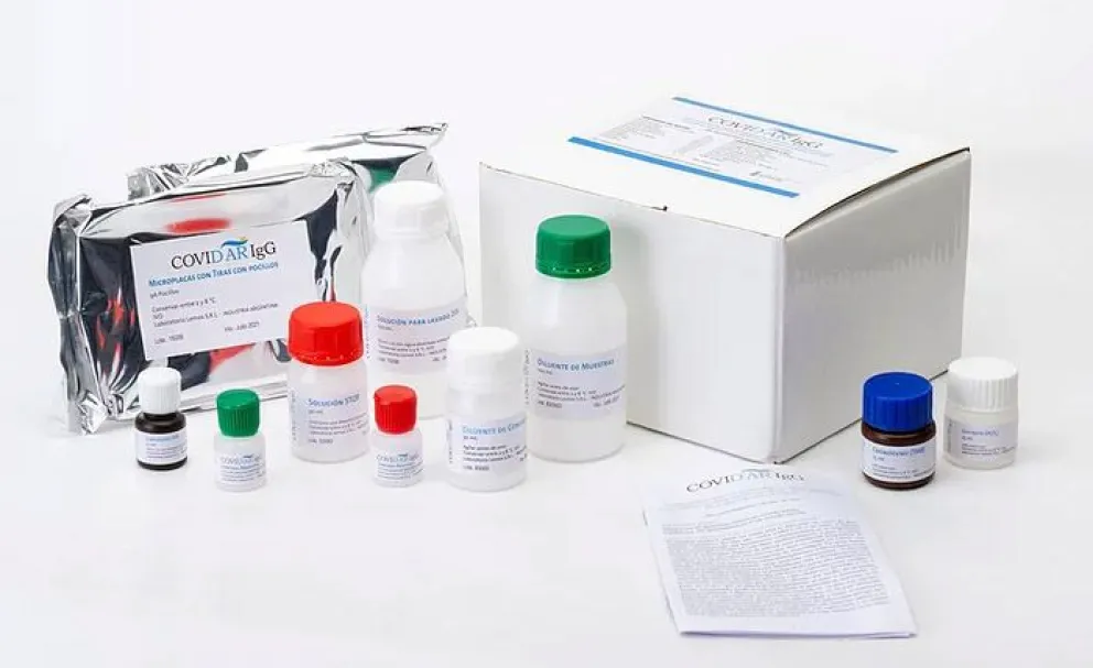 ANMAT aprobó un kit nacional que mide la concentración de anticuerpos contra el covid  usando un estándar internacional 